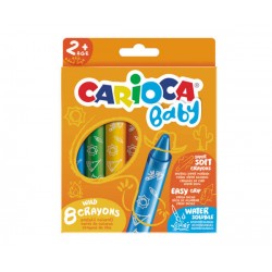 PASTELLI A CERA CARIOCA BABY AGE+2 8pz