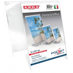 PORTAFOTO VERTICALE CRISTALLO FORMATO A4 ARDA