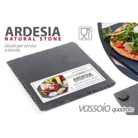 ARDESIA VASSOIO QUADRATO 25x25cm
