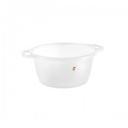 BACINELLA BOMBATA TONDA ø40 19lt NEUTRO