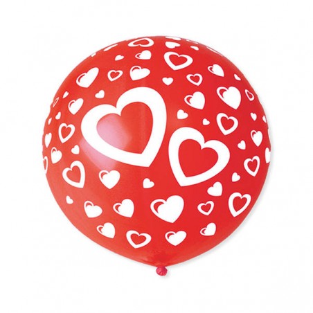 PALLONE ALL AROUND 31 80cm HEARTS