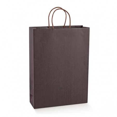 SHOPPER SKIN COFFE MANICO CORDA C/FONDO SEP. 27,5x9,5x38cm