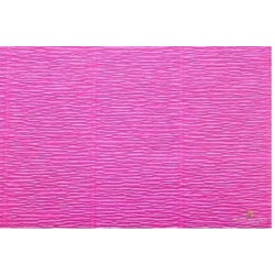 CARTA CRESPA gr.180 ROTOLO cm.50x250 ROSA SHOCKING 551 CR