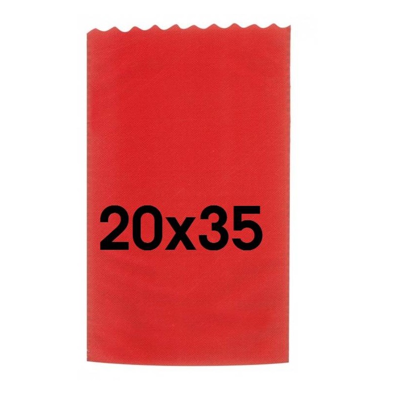 BUSTA REGALO TNT 20x35 12-ROSSO