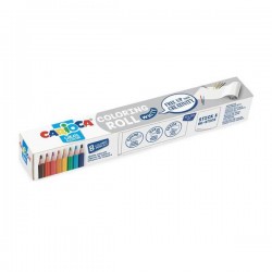 CARIOCA COLORING ROLL + 8 MATITE 198x30cm WHITE
