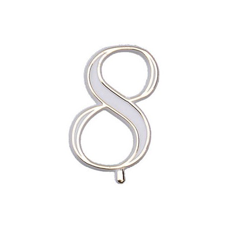 NUMERO 8 PLASTICA BASE OVALE