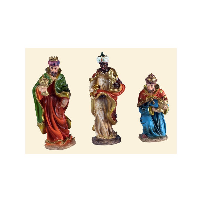 RE MAGI IN RESINA 20cm SET 3pz