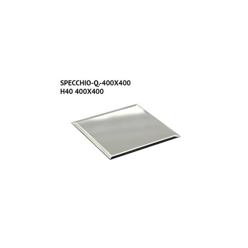 SPECCHIO QUADRATO VETRO 40x40cm H4mm
