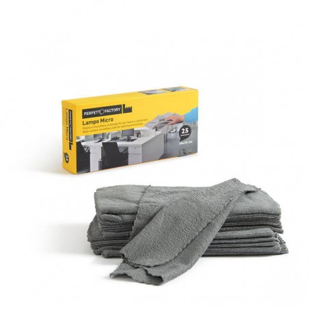 PANNO MICROFIBRA LAMPO 30x30cm 25pz GRIGIO