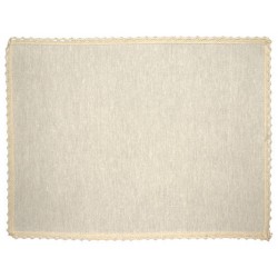 TOVAGLIETTA IN COTONE BIANCO AVORIO 30x40cm COT02476