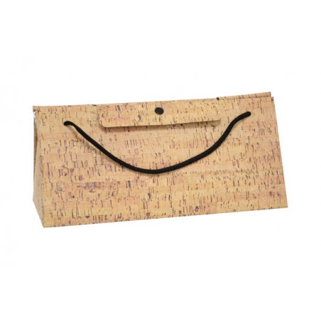 BORSA PLURIBOL TRIANGOLARE 32x13x16cm ST. LEGNO