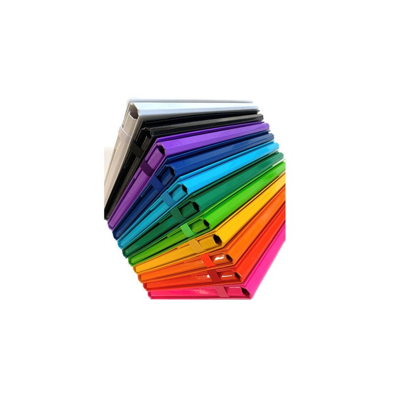 PORTAPROGETTI C/ELASTICO PIATTO 25x35x1,5cm IRIS BLU