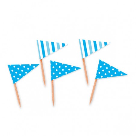 PICKS TRIANGOLARI TRENDY TURCHESE 25pz