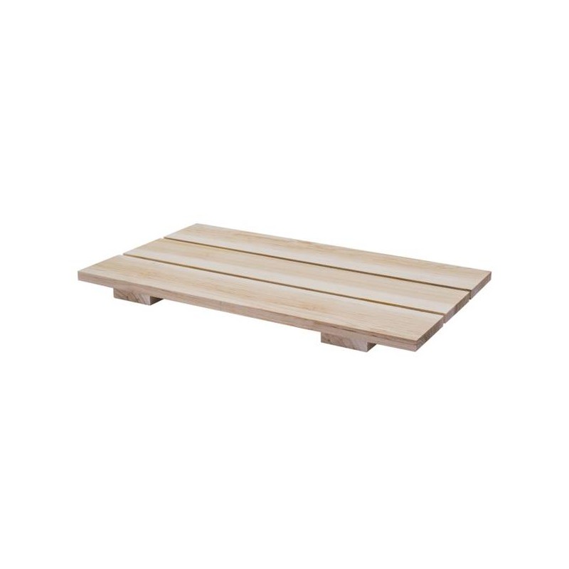 MINI VASSOIO LEGNO PINO NATURALE C/PIEDI 32,5x20x1,8cm