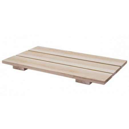 MINI VASSOIO LEGNO PINO NATURALE C/PIEDI 32,5x20x1,8cm