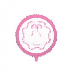 PALLONE MYLAR 24 ø60 BATTESIMO ROSA