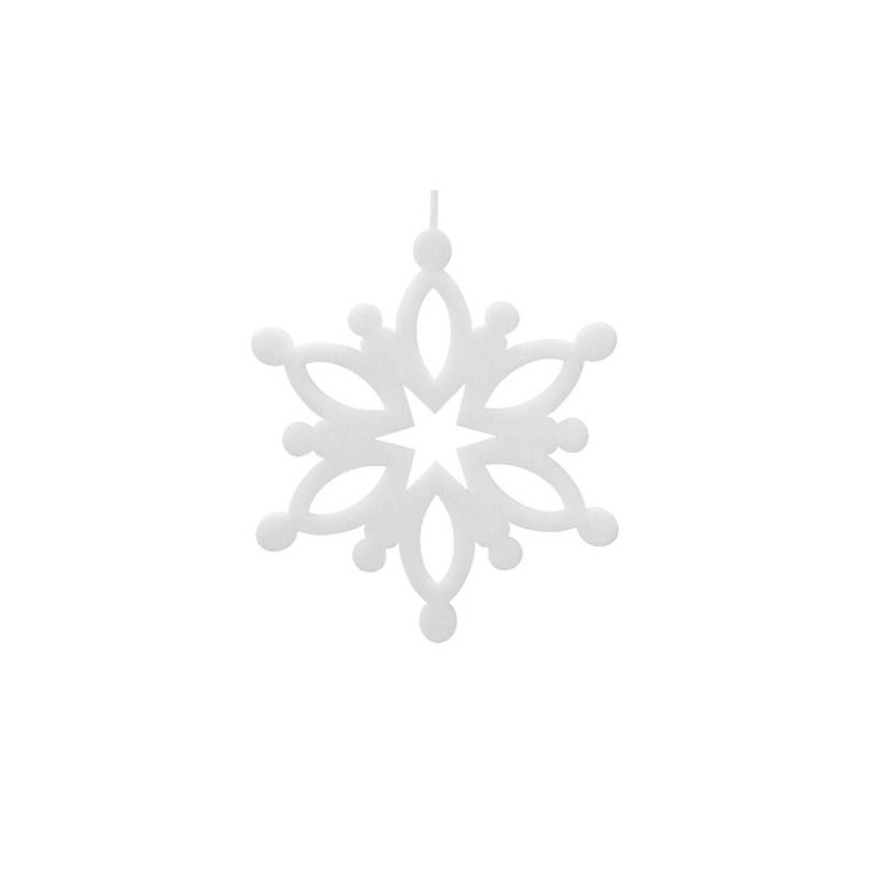 CRISTALLO FOAM DA APPENDERE 30cm BIANCO