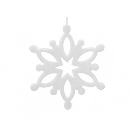 CRISTALLO FOAM DA APPENDERE 30cm BIANCO