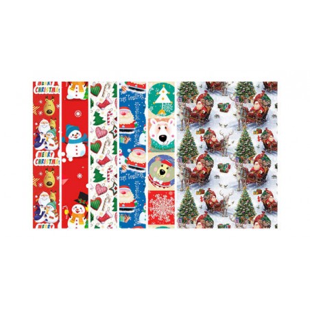 CARTA REGALO 100x140 50 FOGLI ASS. NATALE YOUNG B5