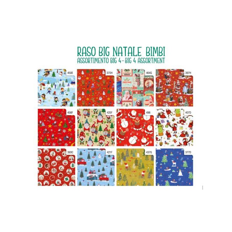 CARTA REGALO NATALIZIA ROTOLO RASO BIMBI 1x3mt REX ASS.TA