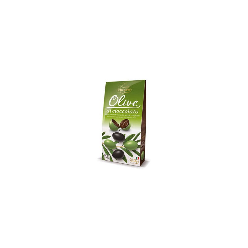 OVETTI CONFETTATI GOURMET ASTUCCIO 150gr OLIVE AL CIOCCOLATO