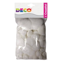 POMPONS BIANCHI BUSTA 40pz