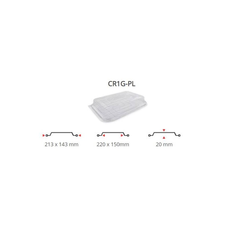 COPERCHI PET TEGLIA ALLUMINIO R1G-PL 100pz