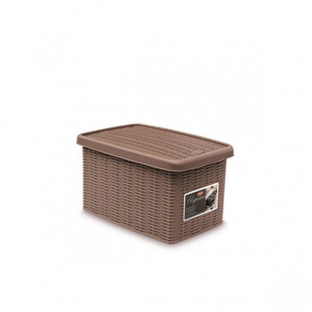 SCATOLA BOX C/COP ELEGANCE 19x29x16cm TORTORA S
