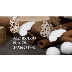 APPLICAZIONE FARFALLA TORTORA 4cm ACZ185 24pz