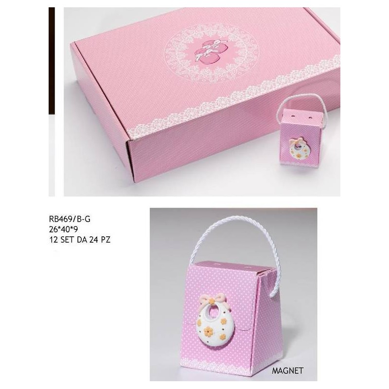 VALIGETTA 24 SCATOLINE GIRL MAGNET 26X40X9