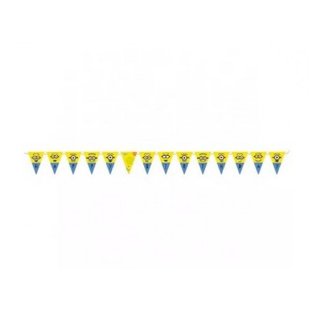 FESTONE BANDIERINA HOORAY MINIONS 3,30mt