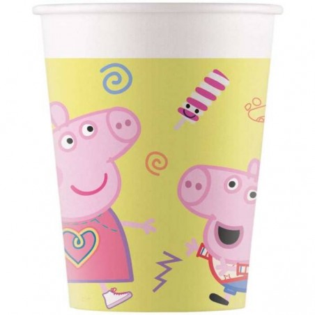 BICCHIERI PEPPA PIG MESSY PLAY 8pz