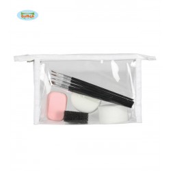 SET ACCESSORI TRUCCO PENNELLI E SPUGNE