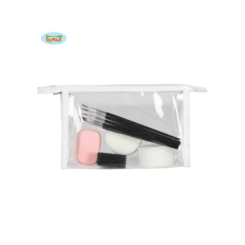 SET ACCESSORI TRUCCO PENNELLI E SPUGNE
