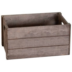 CASSETTA LEGNO MARRONE C/DIVISORI 28x18x15 CASL2659