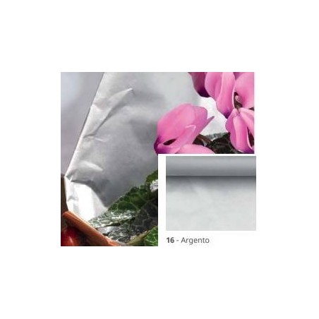 BOBINA CARTA ICE PAPER H.100x25mt - ARGENTO 16