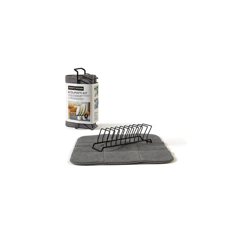 SCOLAPIATTI IN MICROFIBRA 40x50cm + GRIGLIA 9 POSTI PERFETTO