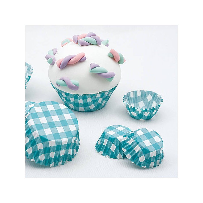 PIROTTINI IN CARTA TEATIME AZZURRO 3x2cm 100pz