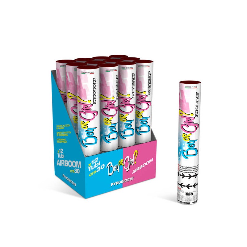 CANNONE AIRBOOM BABYSHOWER 30cm GIRL