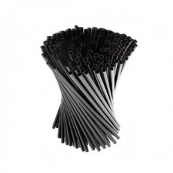 CANNUCCE mm6x21cm 500pz NERO BIO COMPOSTABILE