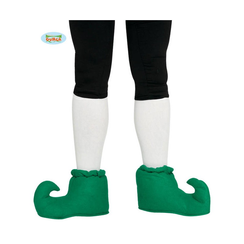 SCARPE ELFO VERDI TAGLIA UNICA