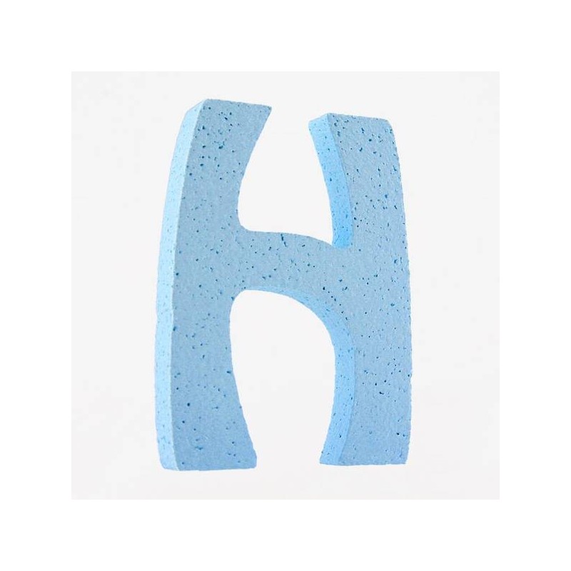 LETTERA POLISTIROLO PASTELLO mm120x90 H CELESTE