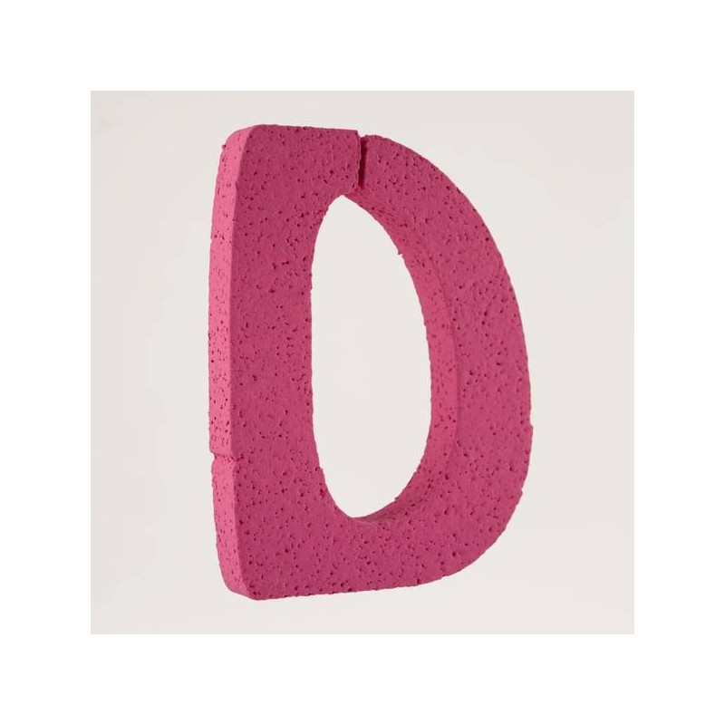 LETTERA POLISTIROLO PASTELLO mm120x90 D FUCSIA