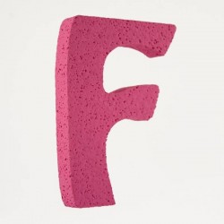 LETTERA POLISTIROLO PASTELLO mm120x90 F FUCSIA