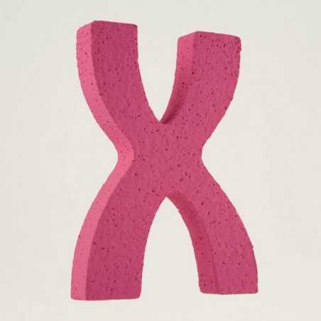 LETTERA POLISTIROLO PASTELLO mm120x90 X FUCSIA