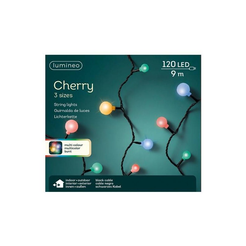 LED CHERRY 3 MIS. 120 LUCI 900cm MULTICOLOR INT/EST