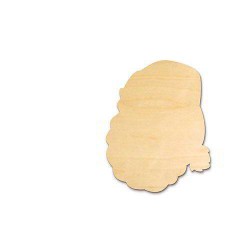 SAGOMA BABBO NATALE in BETULLA cm.12x15