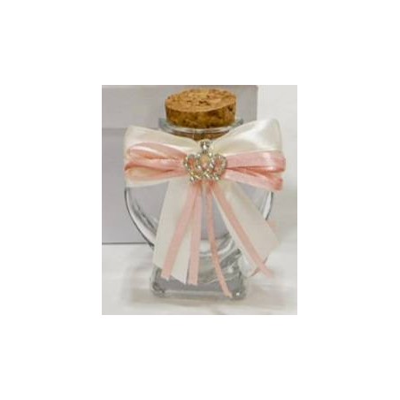 VASETTO FORMA DI CUORE H7cm C/APPL CORONCINA