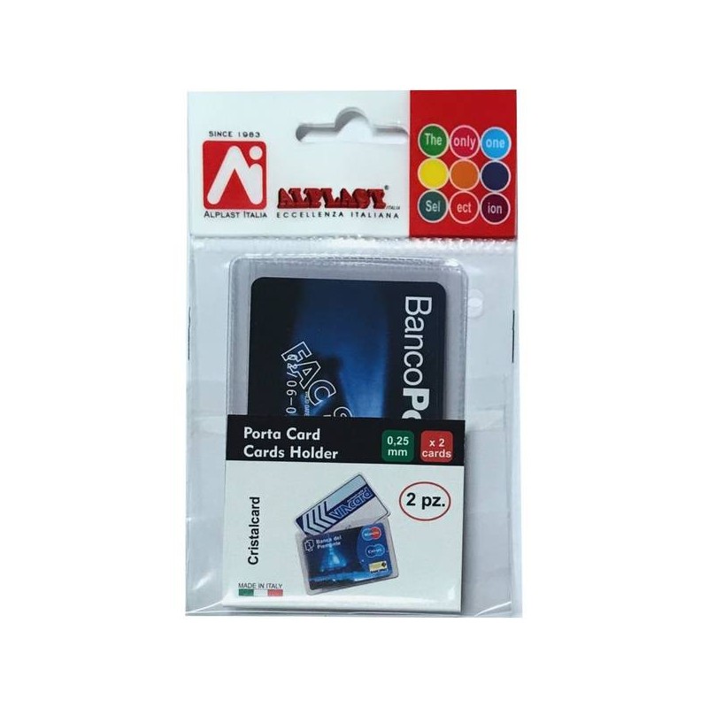 CRYSTALCARD - TRASPARENTE ONLY ONE COLLECTION 2 PEZZI 109990