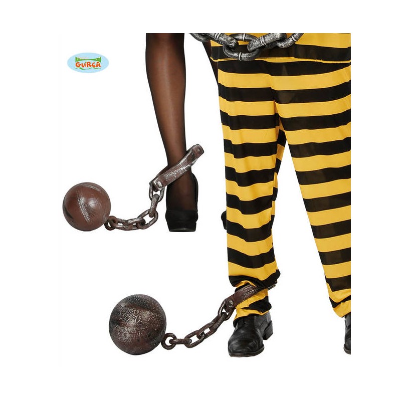 PALLA AL PIEDE CON CATENA